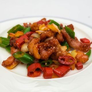 O02. Iepure Ganbian/ 干煸兔肉/Dry fried rabbit*