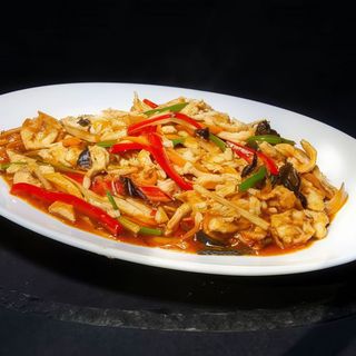 G08. Pui cu cinci arome/鱼香鸡丝/Five-spiced chicken*
