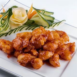 G16.Pui dulce picant /老上海甜辣鸡/Sweet and spicy chicken*