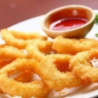 K03. Inele de calamar pane/干炸鱿鱼圈	/Dry fried squid rings