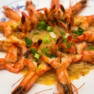 K15.Creveti cu usturoi si taitei de orez/蒜蓉粉丝虾/shrimps with vermicelli