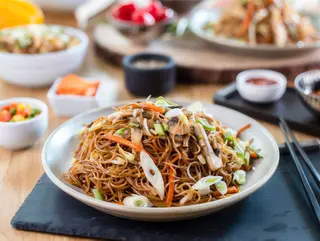 Noodles cu legume