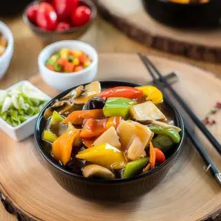 Legume în sos chinezesc