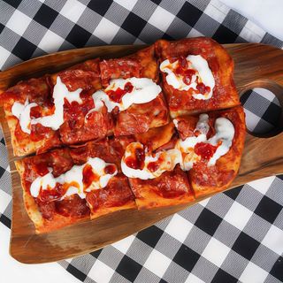 Pizza Ventricina e Straciatella