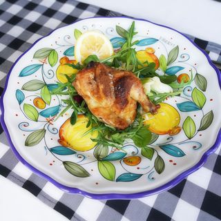 Mezzo polletto con spezie italiene