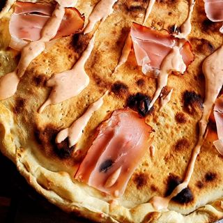 Pizza Carbonara mare