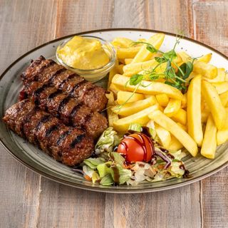 Mititei (5 bucăti) cu muștar