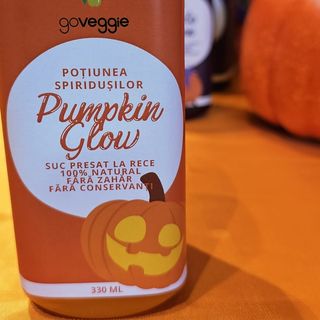 Pumpkin Glow - suc presat la rece nepasteurizat 330 ml