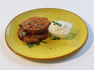 Chiftelute din dovlecel cu dressing de caju - vegan / de post