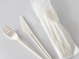 Tacamuri biodegradabile - furculita + cutit