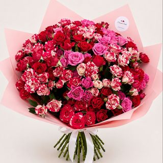 Buchet 45 miniroze