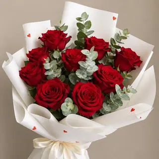 Buchet elegant trandafiri 