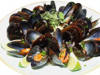 Scoici in cochilie cu sos aromat