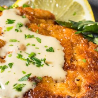 Shepherd’s Schnitzel & Chips