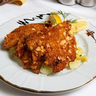 File de salau cu fulgi de migdale