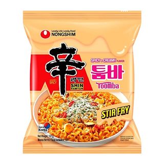 NONGSHIM SHIN RAMYUN TOOMBA SPICY & CREAMY STIR FRY NOODLES