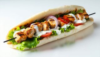 Kebab de pui in chifla