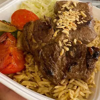 Antricot steak meal