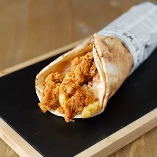 Crispy chicken in lipie