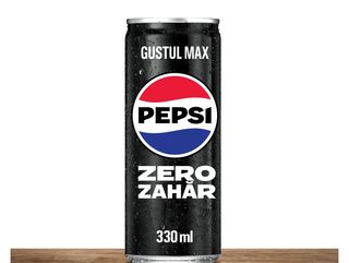 Pepsi Zero Zahar, Bautura Cola, 330ML