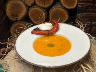 Supa crema de ardei copt