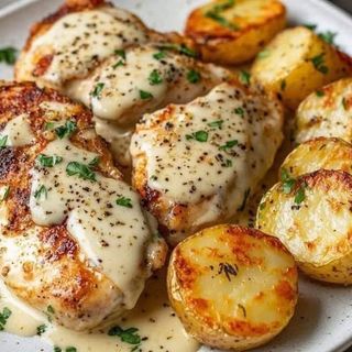 Piept pui Gran Canaria si cartofi gratinati