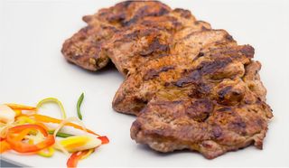 Ceafa de porc la grătar