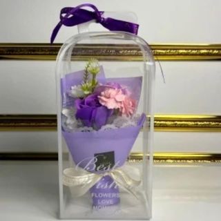 Buchet trandafiri din spuma cu luminite