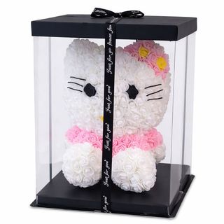 Hello Kitty din trandafiri de spuma