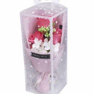 Buchet trandafiri spuma in cutiuta