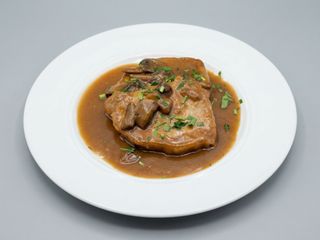 Cotlet de Porc cu sos brun spaniol 