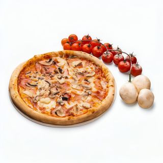 Pizza clasica Prosciutto e funghi Ø 25cm