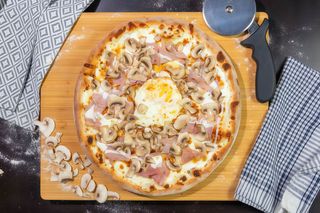 Pizza  carbonara ø 50cm