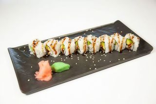 Eel and avocado roll 8 buc