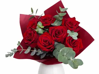 Buchet de 7 trandafiri rosii