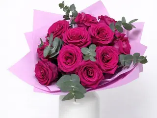 Buchet de 11 trandafiri Pink Floyd
