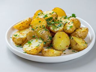 Cartofi sotati in unt