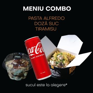 COMBO ALFREDO+TIRAMISU+SUC