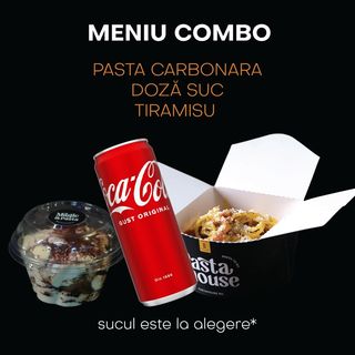 COMBO CARBONARA+TIRAMISU+SUC