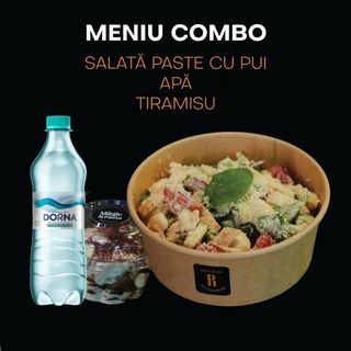 COMBO SALATA PASTE CU PUI+TIRAMISU+APA