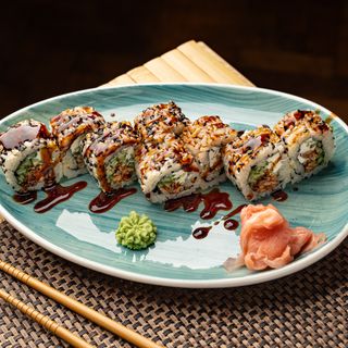 Salmon Teryaki Roll (8buc)-250 gr