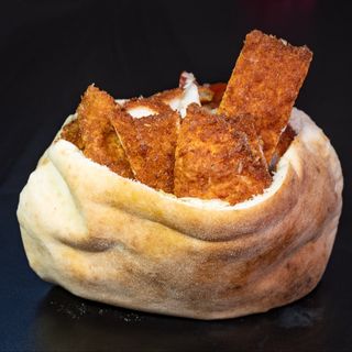 Chicken Schnitzel Pita