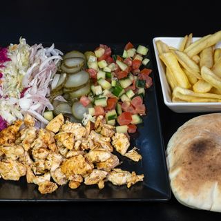 Chicken breast in plate