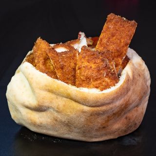 Menu Chicken Schnitzel Pita
