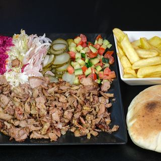 Turkey Shaorma in plate