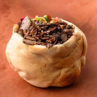 100% Lamb Shaorma Pita