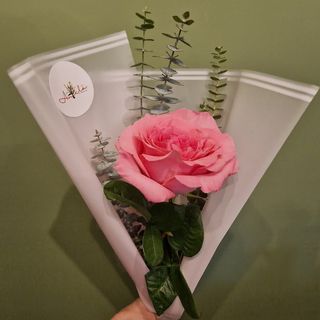 Trandafir cu eucalipt