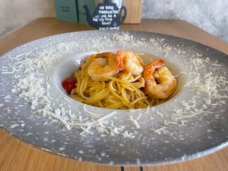 Spaghetti cu creveti 