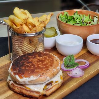 Big burger kokett vita / porc