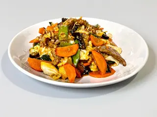 Ghiveci de legume stir-fired cu porc - Cap-cay babi